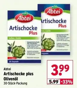 Wasgau Abtei Artischocke plus Olivenöl Angebot