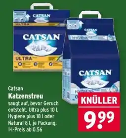 Wasgau Catsan Katzenstreu Angebot