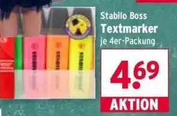Wasgau Stabilo Boss Textmarker Angebot