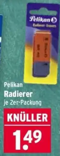 Wasgau Pelikan Radierer Angebot