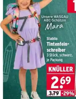 Wasgau Stabilo Tintenfeinschreiber Angebot