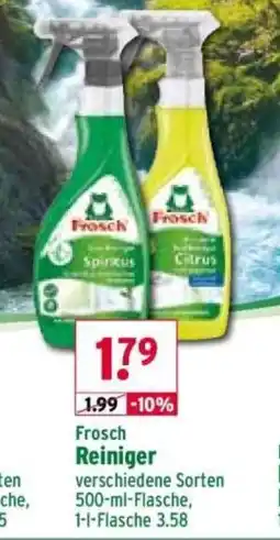 Wasgau Frosch Reiniger Angebot