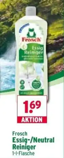 Wasgau Frosch Essig-/Neutral Reiniger Angebot