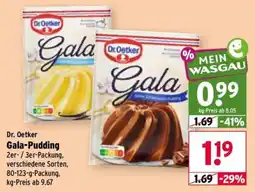 Wasgau Dr. Oetker Gala-Pudding Angebot