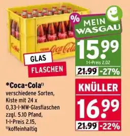 Wasgau Coca-Cola Angebot