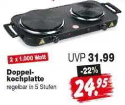 Repo Markt Doppel-kochplatte Angebot