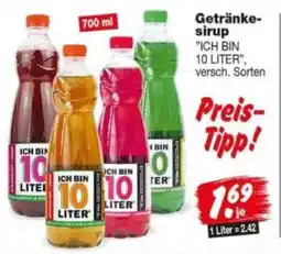 Repo Markt Getränke-sirup "ICH BIN 10 LITER" Angebot