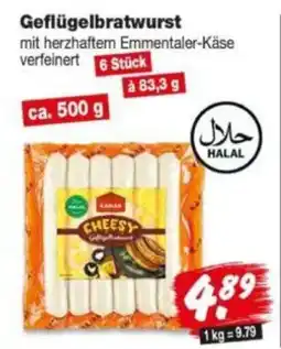 Repo Markt Rahar Cheesy Geflügelbratwurst Angebot
