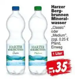 Repo Markt Harzer Bergbrunnen Mineralwasser Angebot