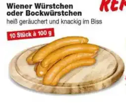 Repo Markt Wiener Würstchen oder Bockwürstchen Angebot