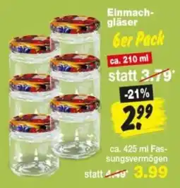 Repo Markt Einmachgläser Angebot