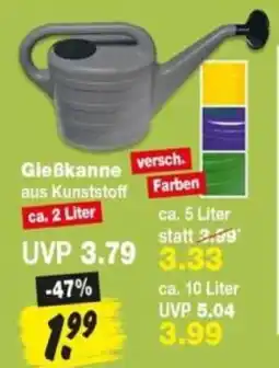 Repo Markt Gießkanne aus Kunststoff Angebot