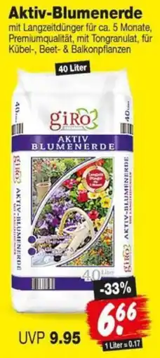 Repo Markt giRO Aktiv-Blumenerde Angebot