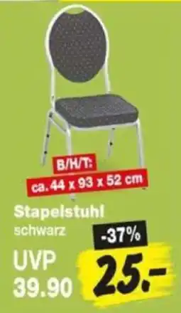 Repo Markt Stapelstuhl schwarz Angebot