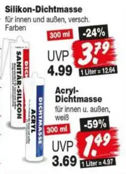 Repo Markt SANTAR-SILICON Silikon-Dichtmasse Angebot