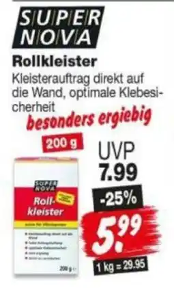 Repo Markt SUPER NOVA Rollkleister Angebot