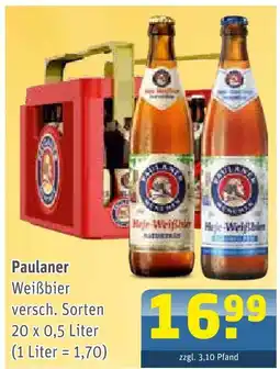 Getränke Arena Paulaner weißbier Angebot