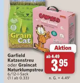 Combi Garfield katzenstreu Angebot