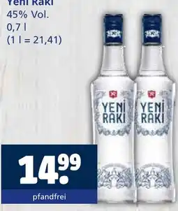 Getränkewelt Yeni raki Angebot