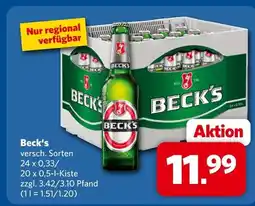 Combi Beck's Angebot
