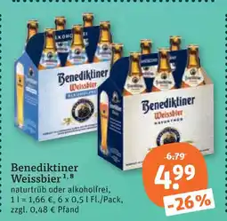 tegut Benediktiner weissbier Angebot