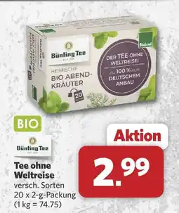 Combi Bünting tee tee ohne weltreise Angebot