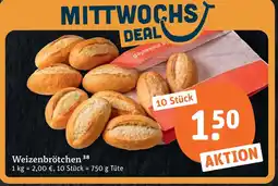tegut Weizenbrötchen Angebot