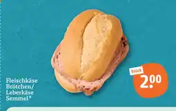 tegut Fleischkäse brötchen/ leberkäse semmel Angebot