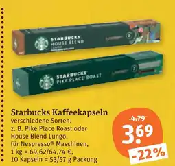 tegut Starbucks kaffeekapseln Angebot