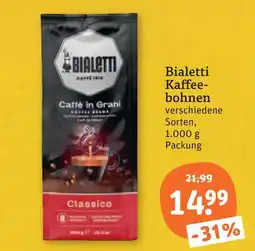 tegut Bialetti kaffeebohnen Angebot