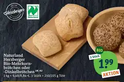 tegut Herzberger bio-mehrkornbrötchen Angebot