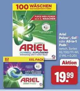 Combi Ariel pulver Angebot