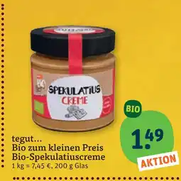 tegut Tegut... bio-spekulatiuscreme Angebot