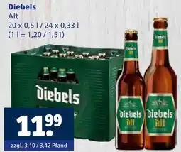 Getränkewelt Diebels alt Angebot