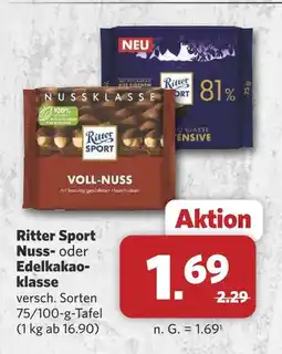 Combi Ritter sport nussklasse Angebot