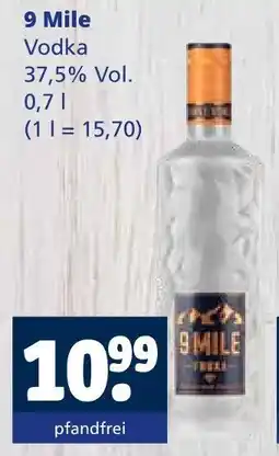 Getränkewelt 9 mile vodka Angebot