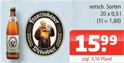 Getränke Oase Franziskaner weissbier Angebot