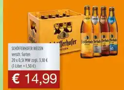Getränkeparadies Gefromm Schöfferhofer weizen Angebot