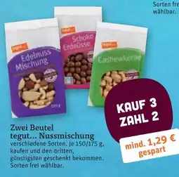 tegut Tegut... nussmischung Angebot