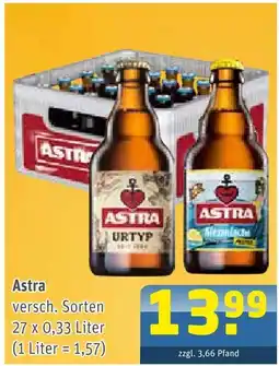 Getränke Arena Astra Angebot