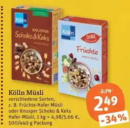tegut Kölln früchte-hafer müsli Angebot
