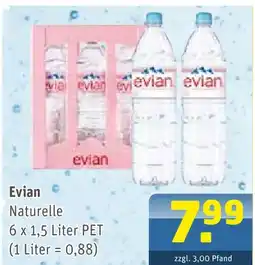 Getränke Arena Evian naturelle Angebot