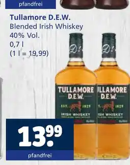 Getränkewelt Tullamore d.e.w. blended irish whiskey Angebot