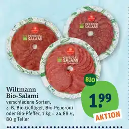 tegut Wiltmann bio-salami Angebot
