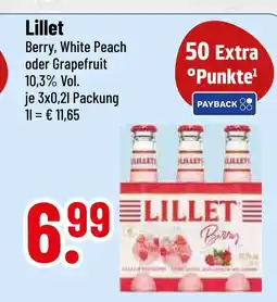 trinkgut Lillet berry, white peach oder grapefruit Angebot
