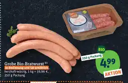 tegut Grobe bio-bratwurst Angebot