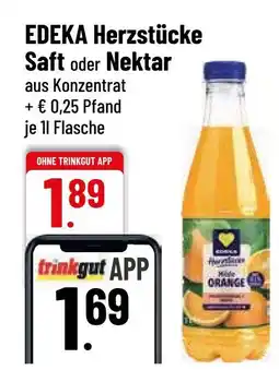 trinkgut Edeka herzstücke saft Angebot