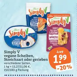 tegut Simply v vegane scheiben Angebot