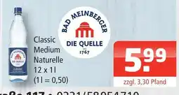 Getränke Oase Bad meinberger die quelle classic medium naturelle Angebot