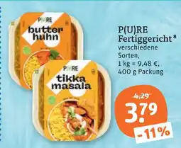 tegut P(u)re fertiggericht Angebot